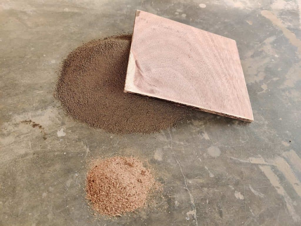 Molela terracotta workshop clay kit contents laid out on a table